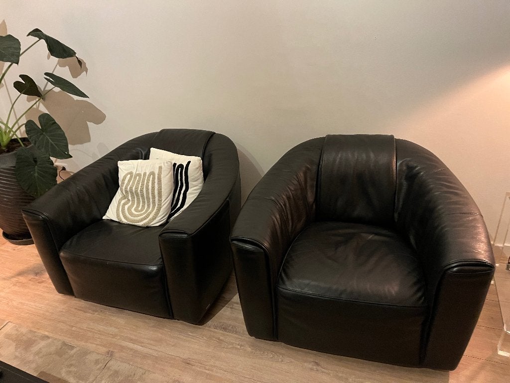 Natuzzi fauteuils, Ophalen, Gebruikt, Modern, 50 tot 75 cm