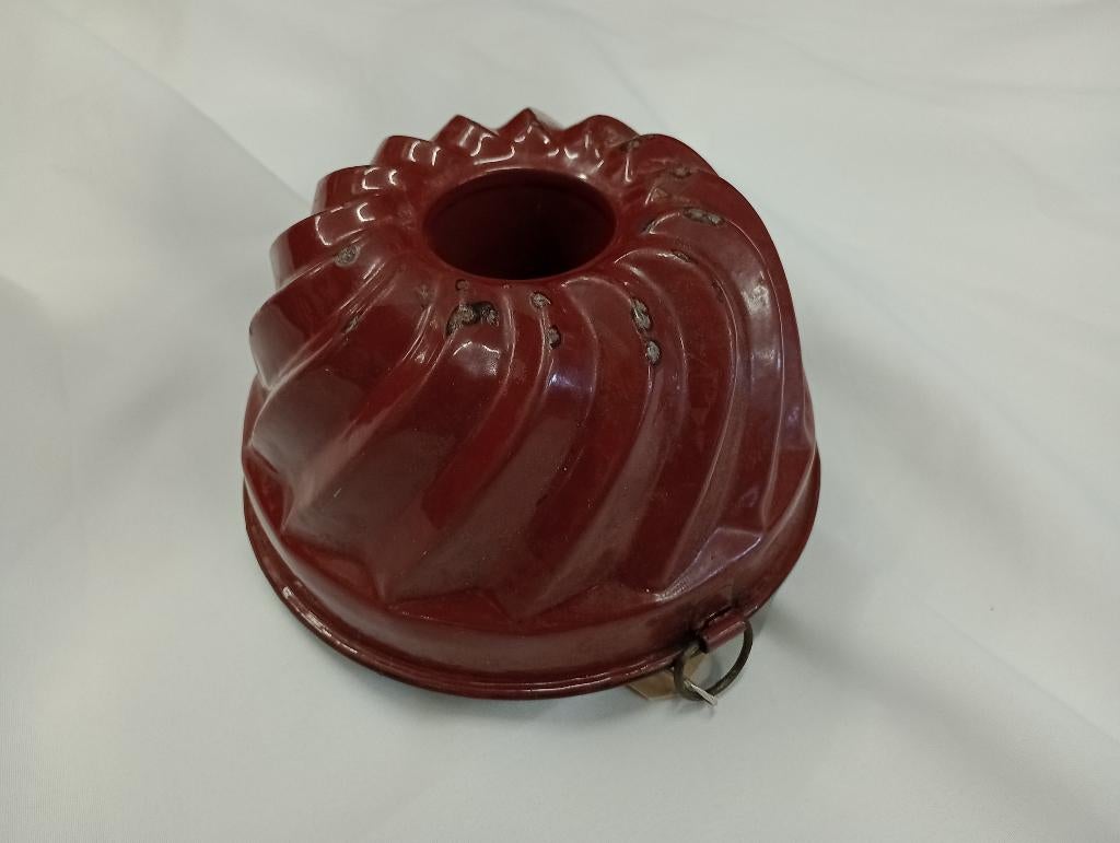 leuke oude tulband vorm van bruin emaille, Antiek en Kunst, Curiosa en Brocante, Ophalen of Verzenden