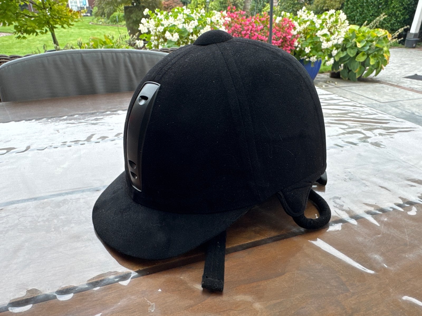 Paardrijcap, Dieren en Toebehoren, Paardrijkleding, Ophalen of Verzenden, Zo goed als nieuw, Zwart, Rijhelm/cap