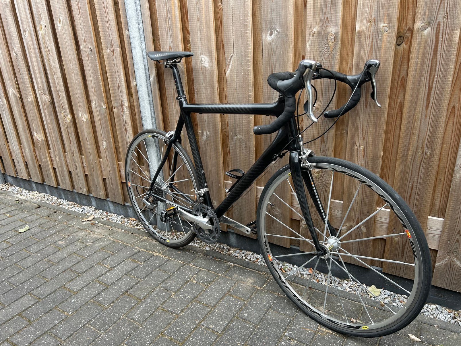 Carbon racefiets - Ex teamfiets van lowik, Fietsen en Brommers, 28 inch, Gebruikt, Carbon, 57 tot 61 cm