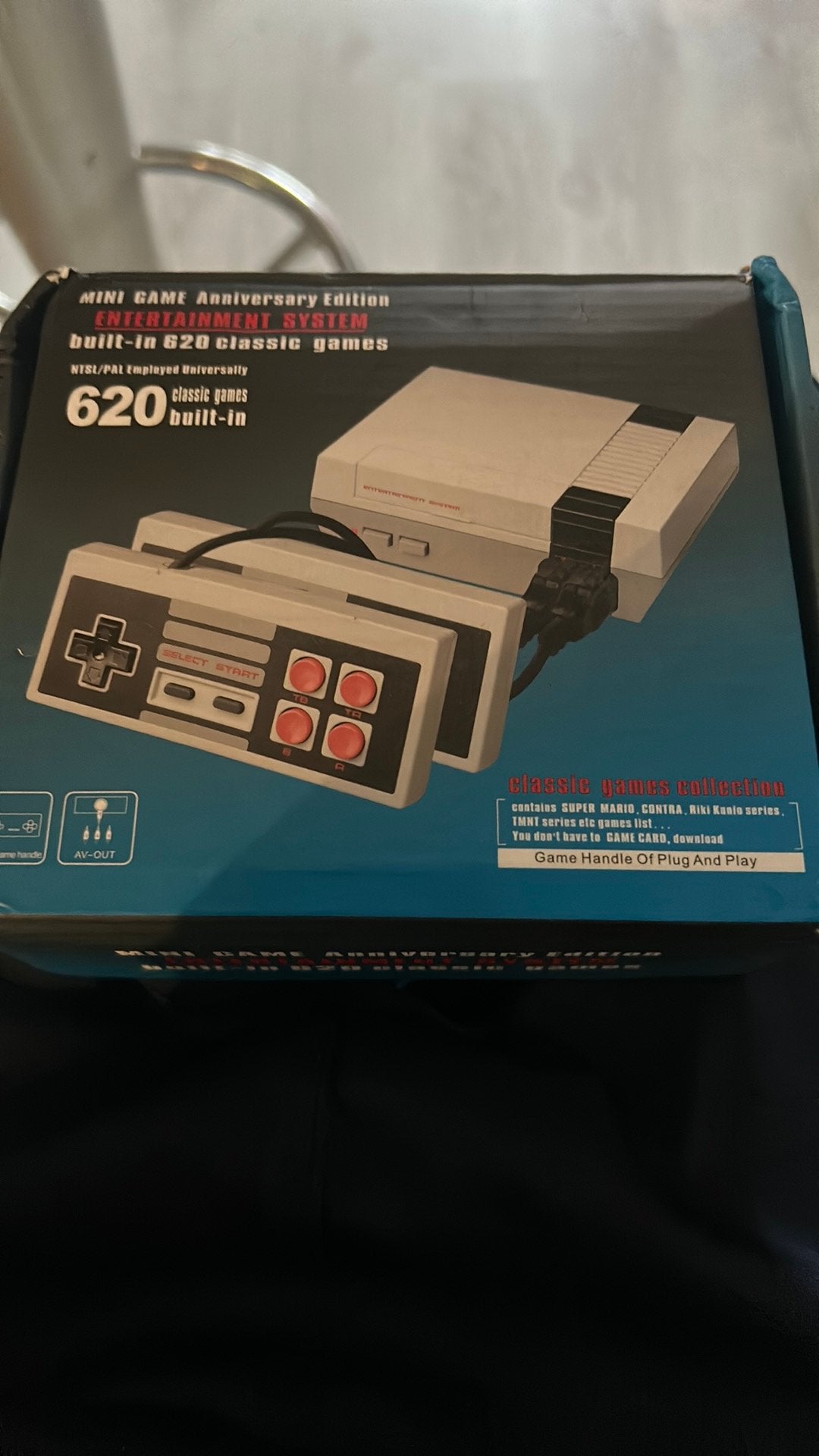 Mini nintendo nes, Spelcomputers en Games, Spelcomputers | Nintendo NES, Ophalen of Verzenden, Zo goed als nieuw, Met 2 controllers