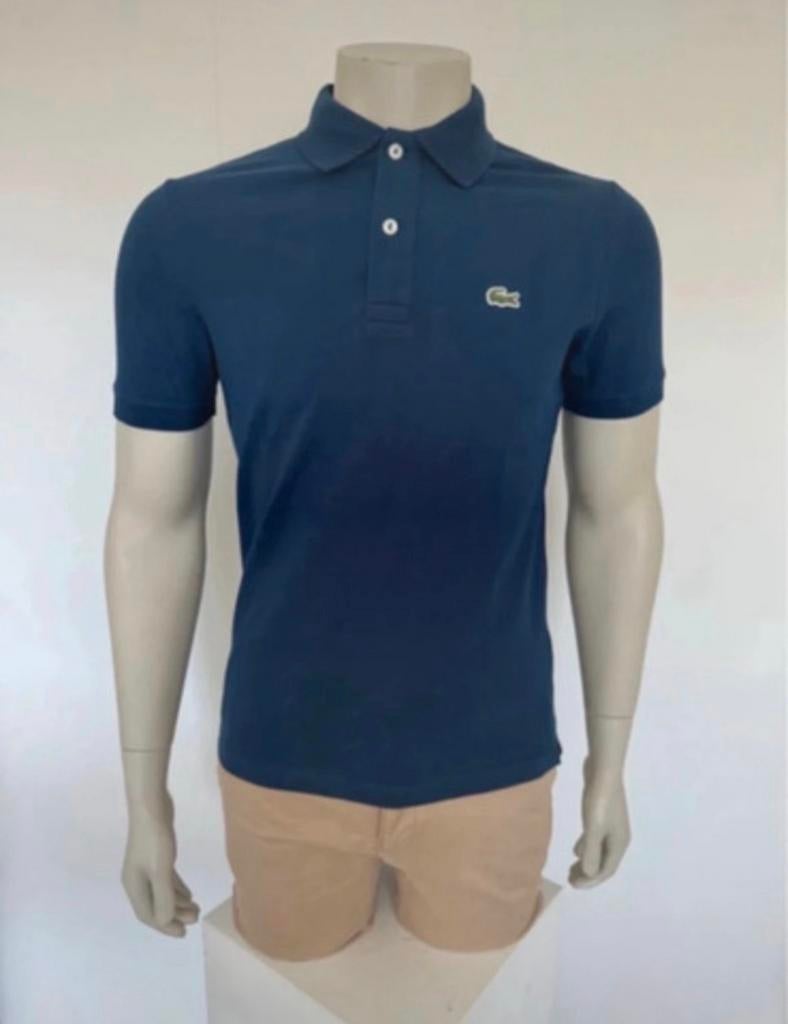 Lacoste Polo Maat L, Ophalen of Verzenden, Gedragen, Maat 52/54 (L), Blauw