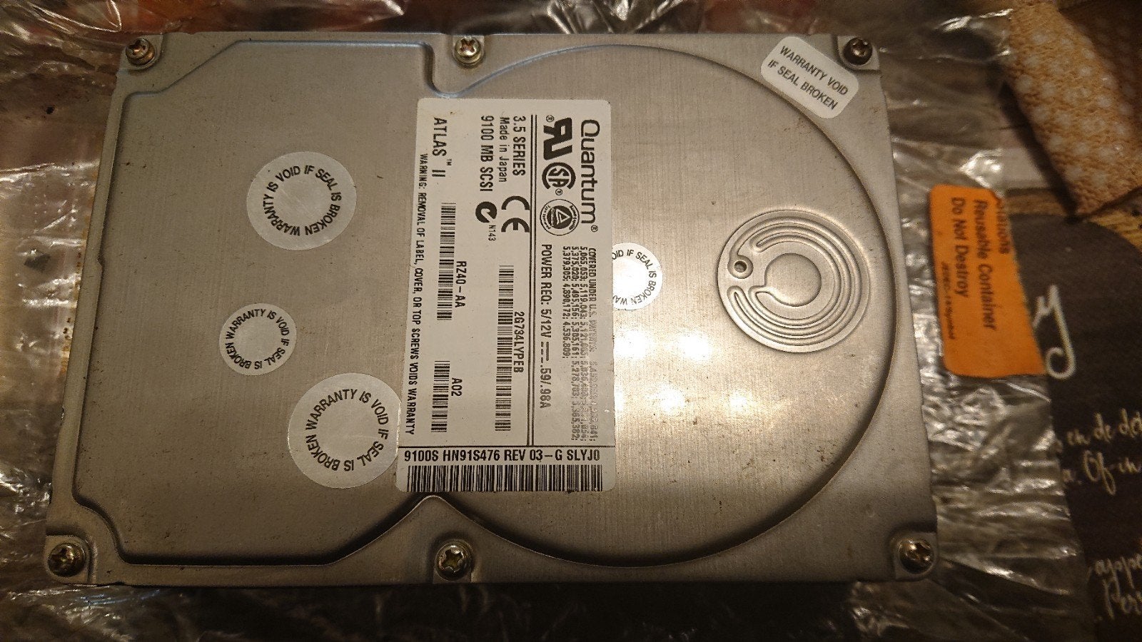 Quantum Atlas 9,1 Gb 50 pins scsi harddisk nieuw, Ophalen of Verzenden, Quantum