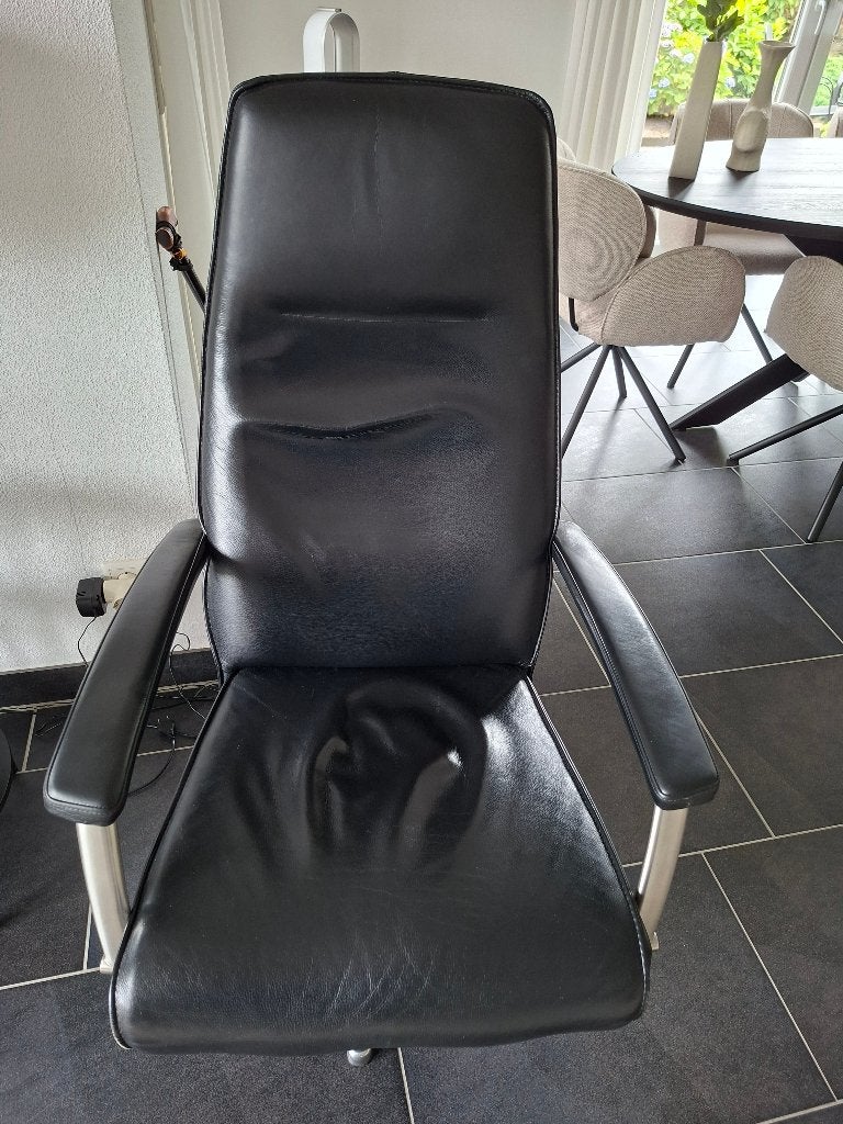 relaxstoel, Ophalen, Gebruikt, Minder dan 75 cm, Leer