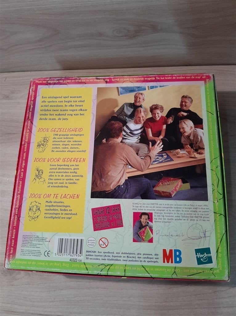 Knetter een te gek spel - s5441, Hobby en Vrije tijd, Gezelschapsspellen | Bordspellen, Verzenden, Zo goed als nieuw