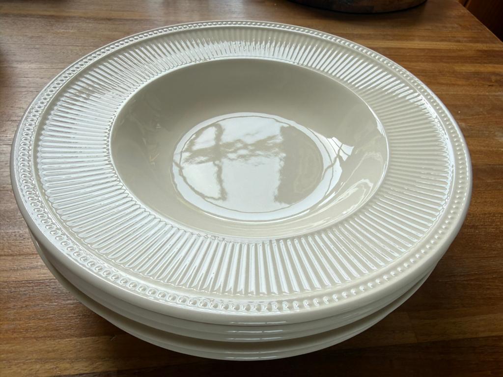 Wedgwood Windsor Diepe Borden - Set van 6, Huis en Inrichting, Ophalen, Zo goed als nieuw, Bord(en), Wedgwood