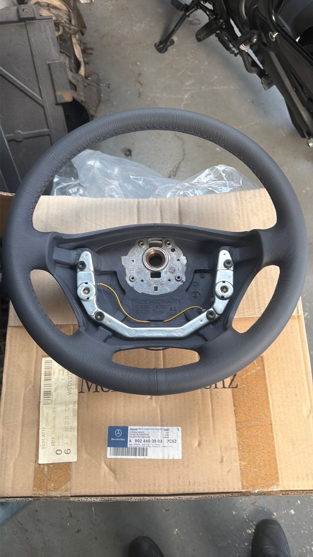 Nieuw lederen stuur Mercedes Sprinter W902, Ophalen of Verzenden, Nieuw