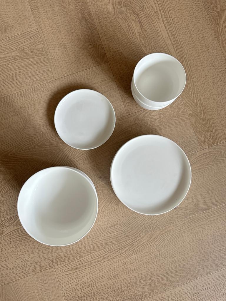 Set Serax Base Servies van Piet Boon, Ophalen, Gebruikt, Bord(en), Effen