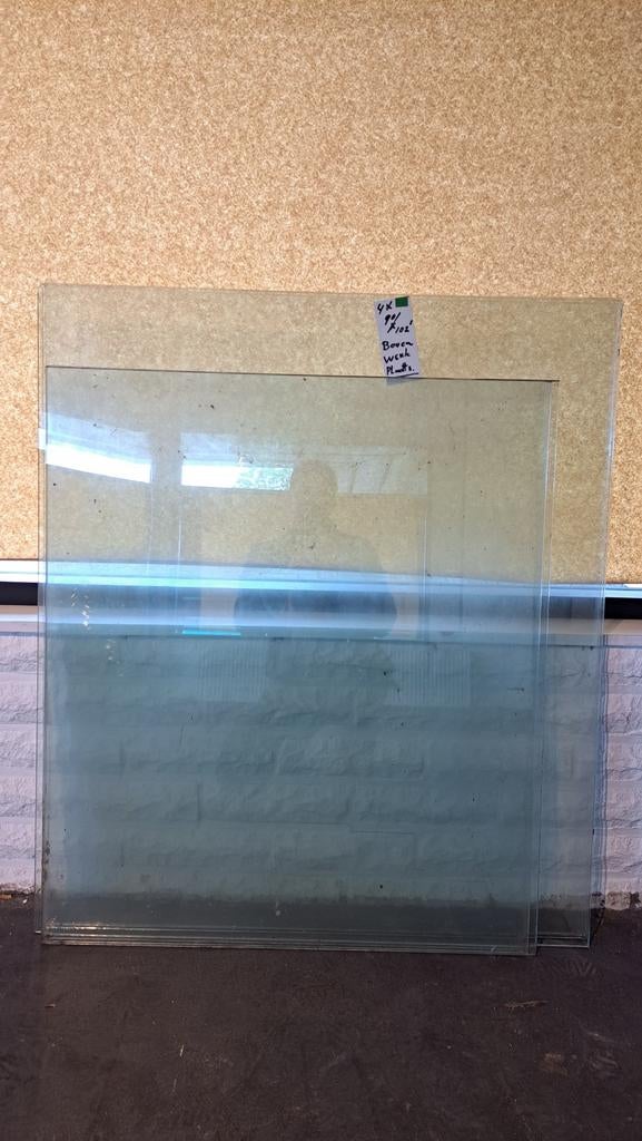 Enkel glas voor hobby of tuinkast - Diverse afmetingen, Doe-het-zelf en Verbouw, Glas en Ramen, Ophalen