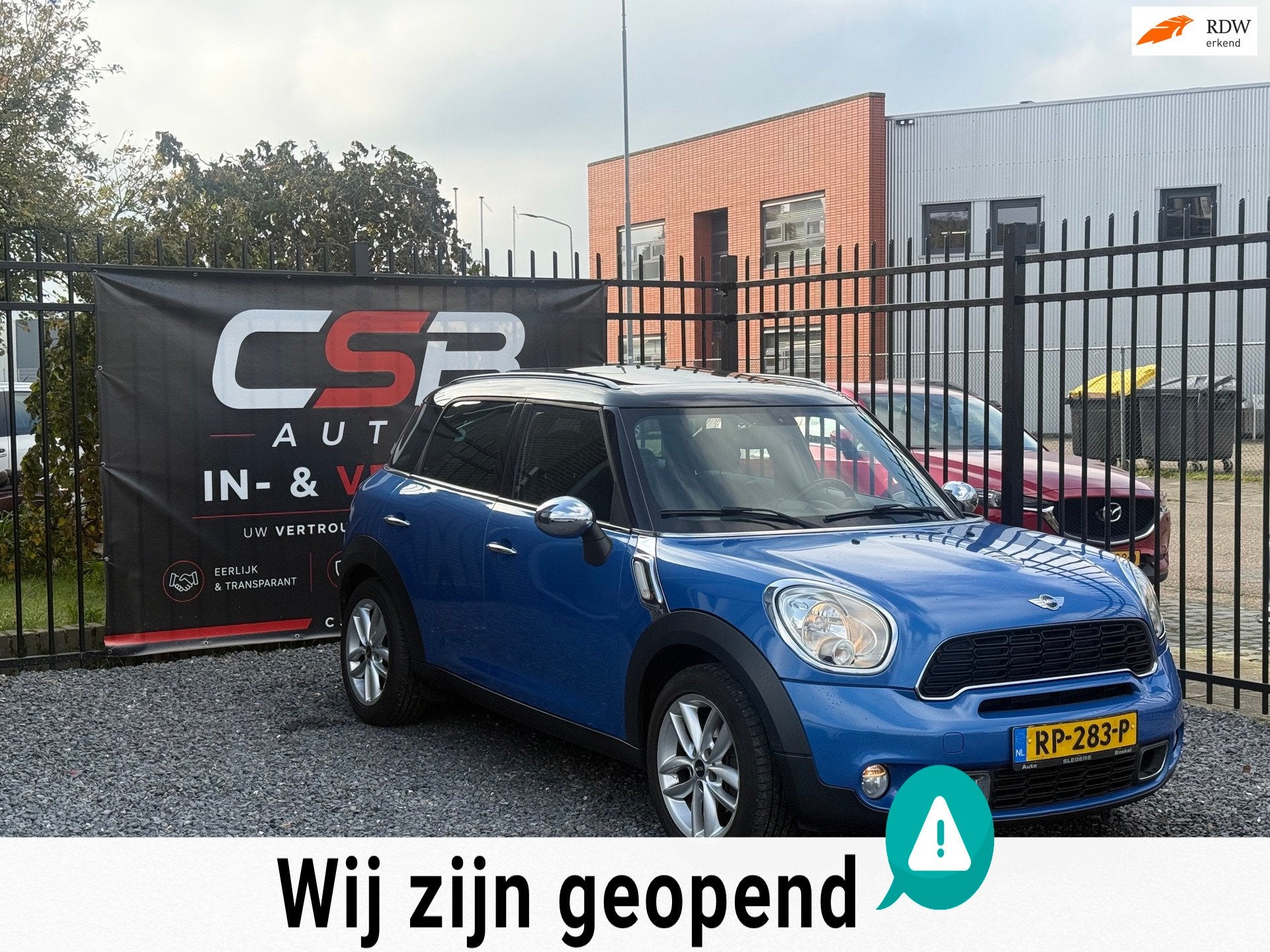 Mini Countryman 2.0 Cooper SD Chili PANORAMA!NAVI!6BAK!KOOPJ, Auto's, Voorwielaandrijving, Blauw, Bedrijf, 140 €/maand