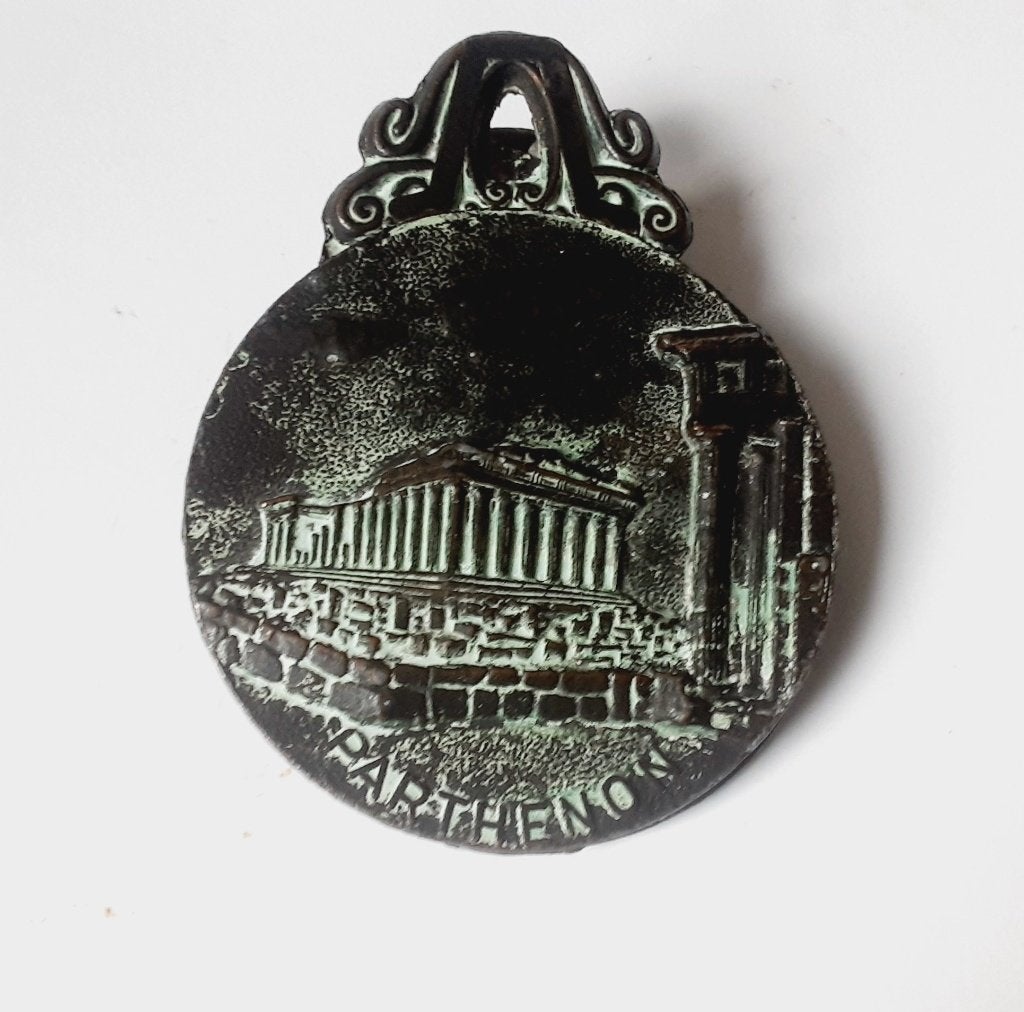 griekse bronzen papierclips uit pathenon, athene, Antiek en Kunst, Antiek | Koper en Brons, Verzenden