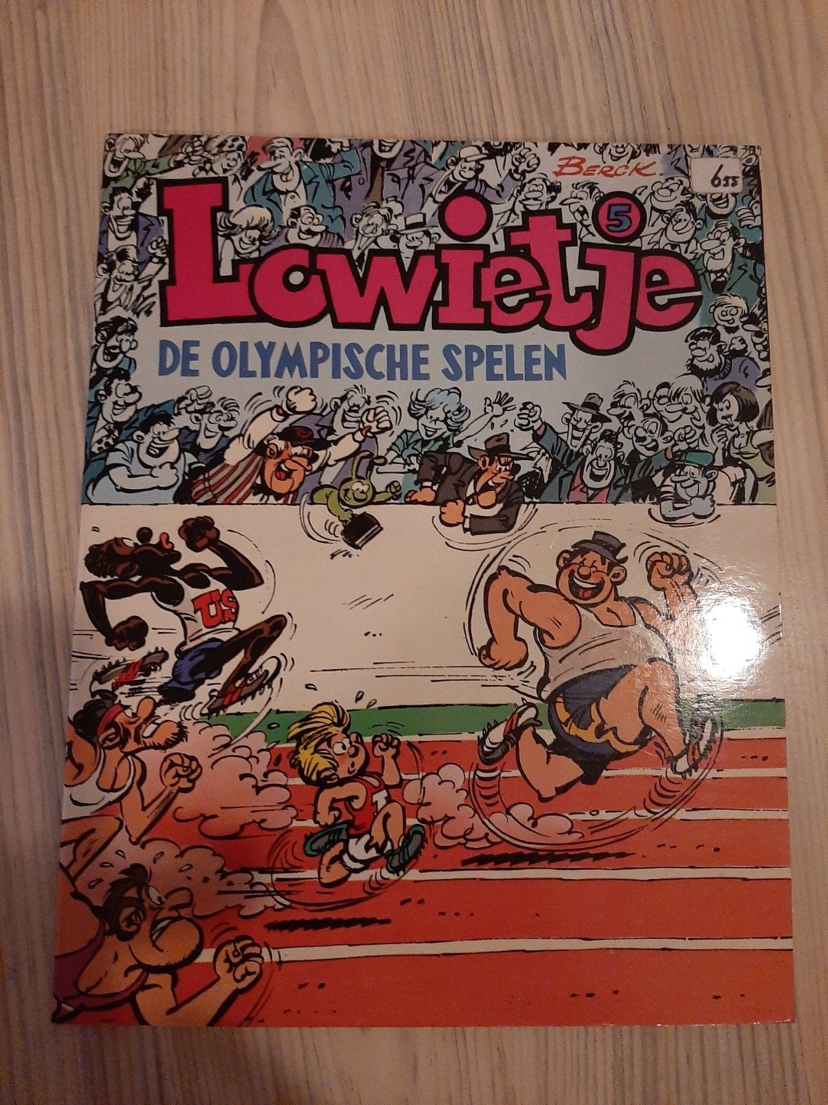 Lowietje 5: De Olympische Spelen - Stripboek, Eén stripboek, Ophalen of Verzenden, Gelezen, Berck