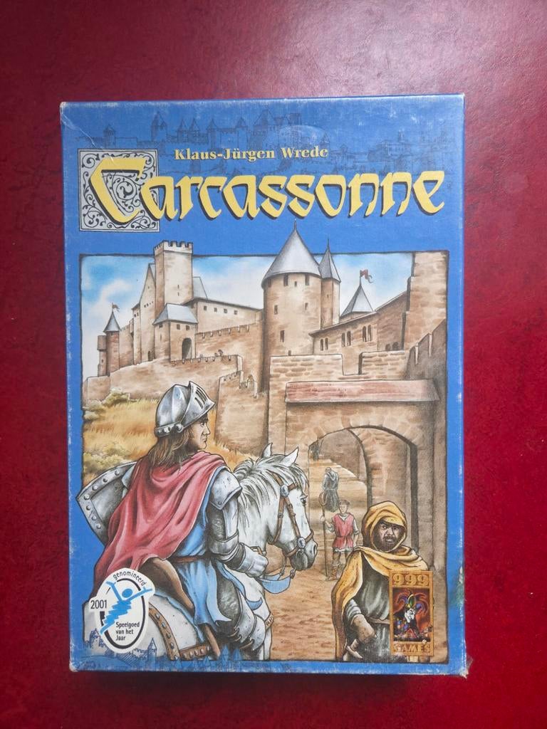 Carcassonne basisspel - Klassieke versie, Hobby en Vrije tijd, Gezelschapsspellen | Bordspellen, Vijf spelers of meer, Ophalen of Verzenden
