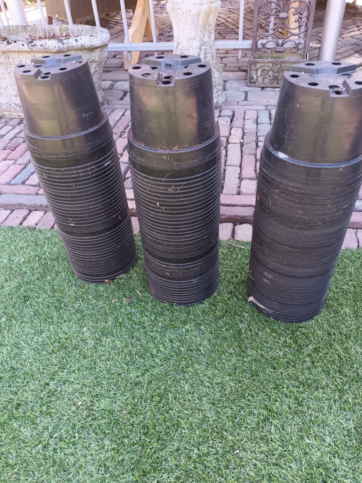 100 Kweekpotten - Ø 17 cm, Hoogte 13 cm, Tuin en Terras, Ophalen