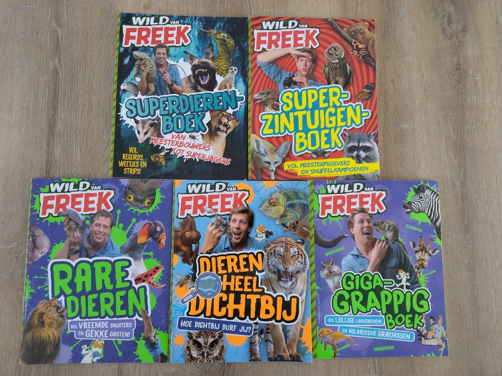 Wild van Freek boeken - 5-delen, Ophalen of Verzenden, Zo goed als nieuw, Freek Vonk, Non-fictie