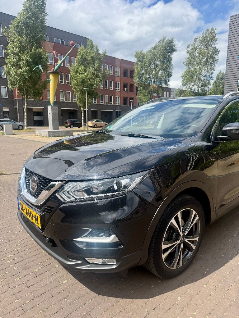 Nissan Qashqai 1.2 Dig-t 85KW 2WD CVT 2018 Zwart, Stof, 4 cilinders, Zwart, Origineel Nederlands