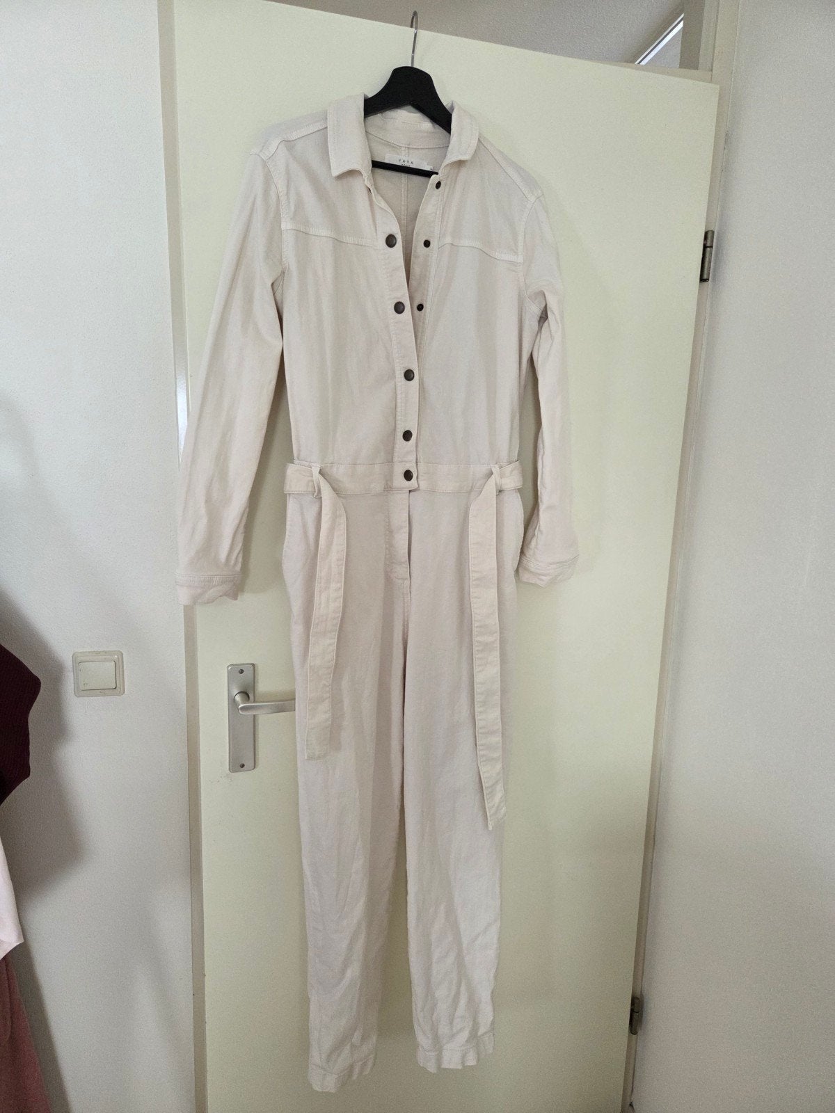 Yaya jumpsuit crème maat 38, zo goed als nieuw, Maat 38/40 (M), Beige, Ophalen of Verzenden, Zo goed als nieuw