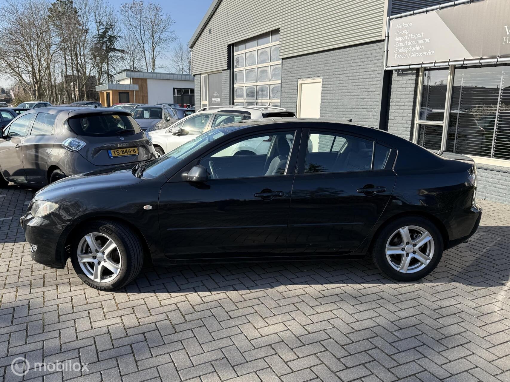 Mazda 3 1.6 S-VT Touring, Airco, trekhaak, apk 04-2027, Auto's, Mazda, Gebruikt, Zwart, 4 cilinders, Handgeschakeld