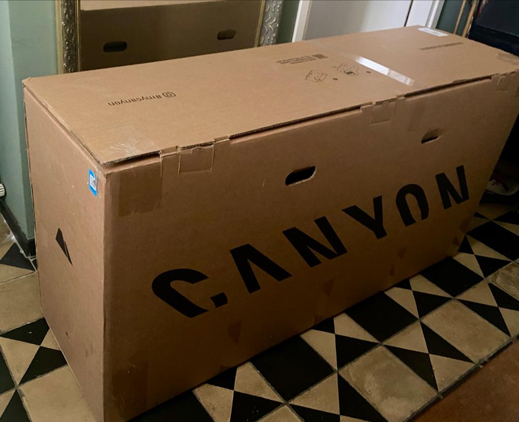 Canyon fietsdoos /reisdoos (151x46x78 cm) kartonnen doos, Doe-het-zelf en Verbouw, Kratten en Dozen, Ophalen, 50 cm of meer, Doos