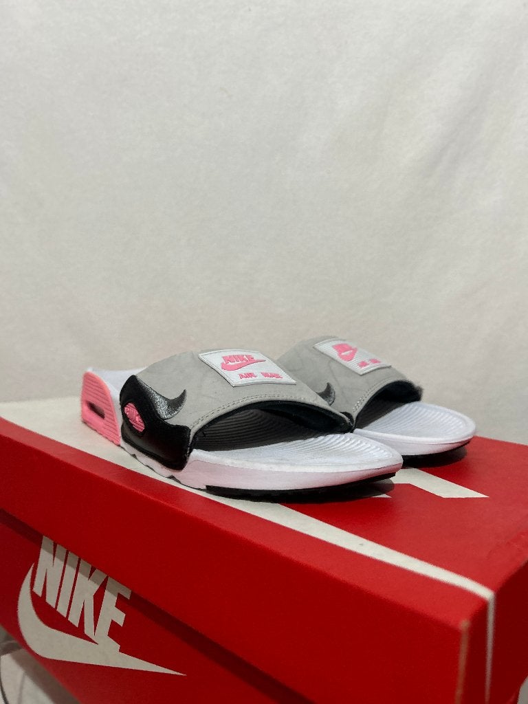 ALS NIEUW Maat 38 - Nike Air Max 90 Slide Slippers Rose Grey, Slippers, Verzenden, Nike, Zo goed als nieuw