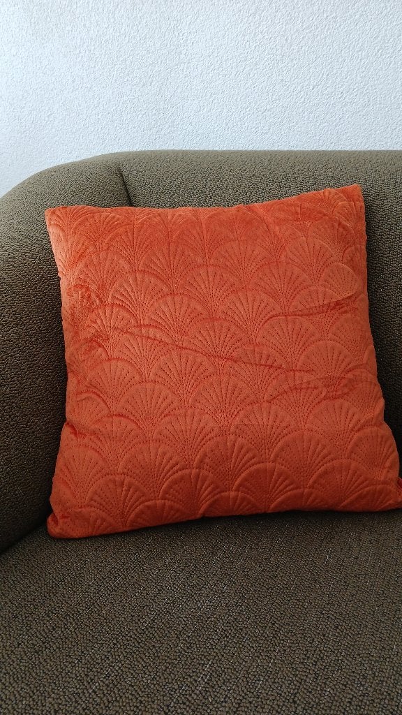 Sierkussen 45 x 45 cm, Vierkant, Nieuw, Oranje, Ophalen of Verzenden