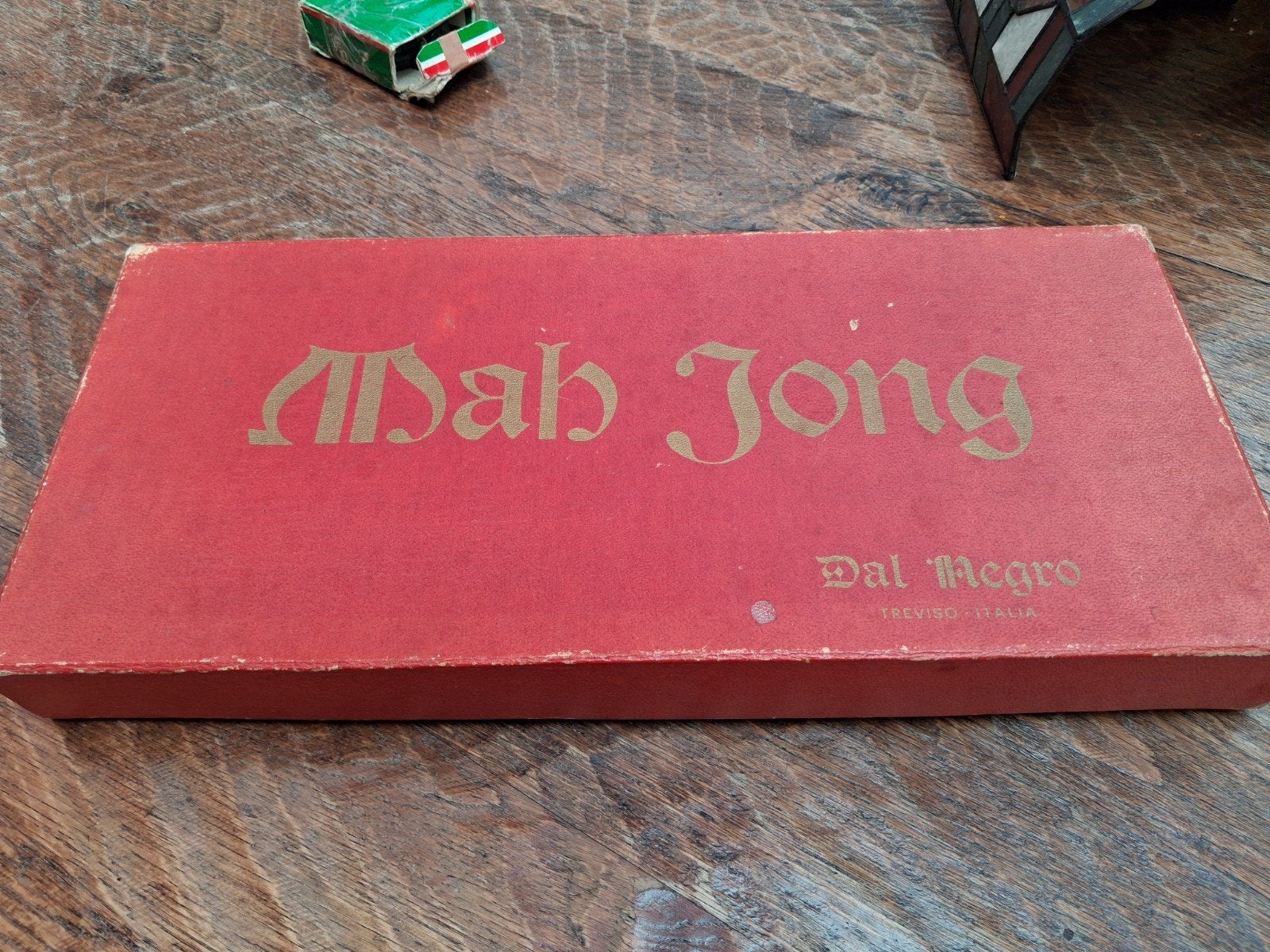 Vintage Mah Jong spel Dal Negro Treviso Italia, Drie of vier spelers, Ophalen of Verzenden, Gebruikt, Dal Negro