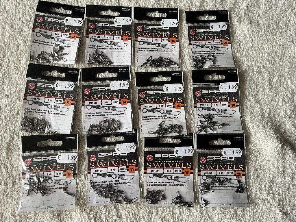 adv 94 / NIEUW mixset 12 pakjes wartels SPRO, Ophalen of Verzenden, Nieuw, Overige typen