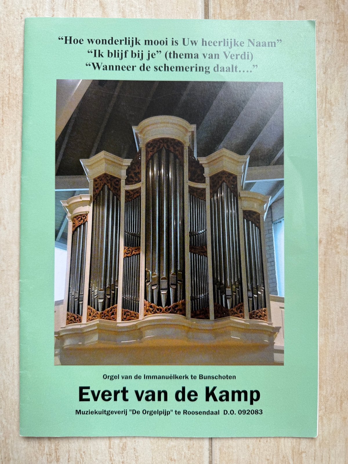Bladmuziek Evert van de Kamp deel 36 (notenschrift), Muziek en Instrumenten, Orgel, Ophalen of Verzenden, Zo goed als nieuw, Religie en Gospel