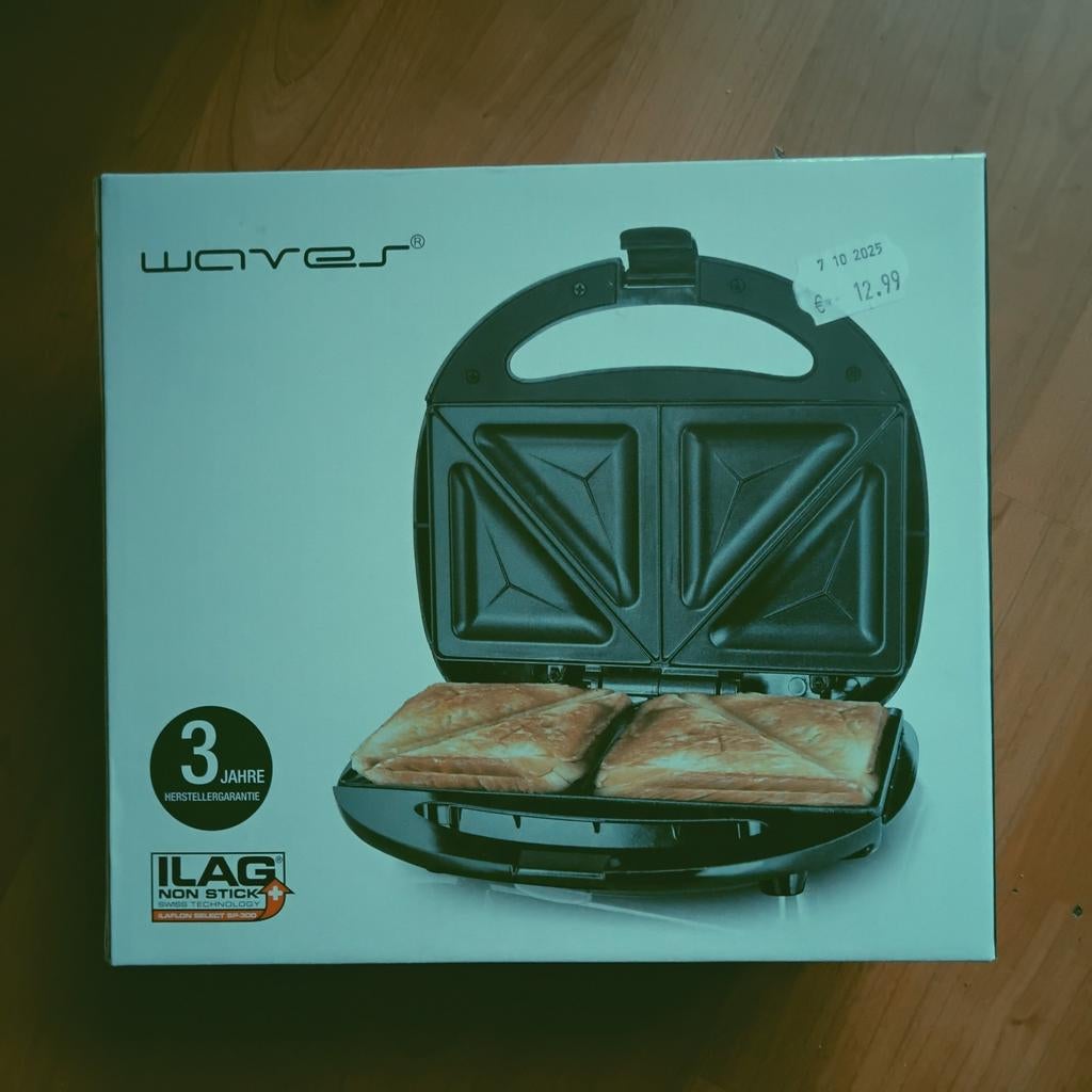 Tosti apparaat, Witgoed en Apparatuur, Broodroosters, Ophalen of Verzenden, Nieuw
