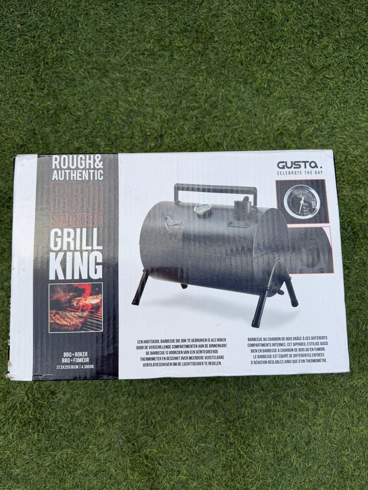 Gusta Grill King BBQ + Smoker Nieuw In Doos, Ophalen, Zo goed als nieuw