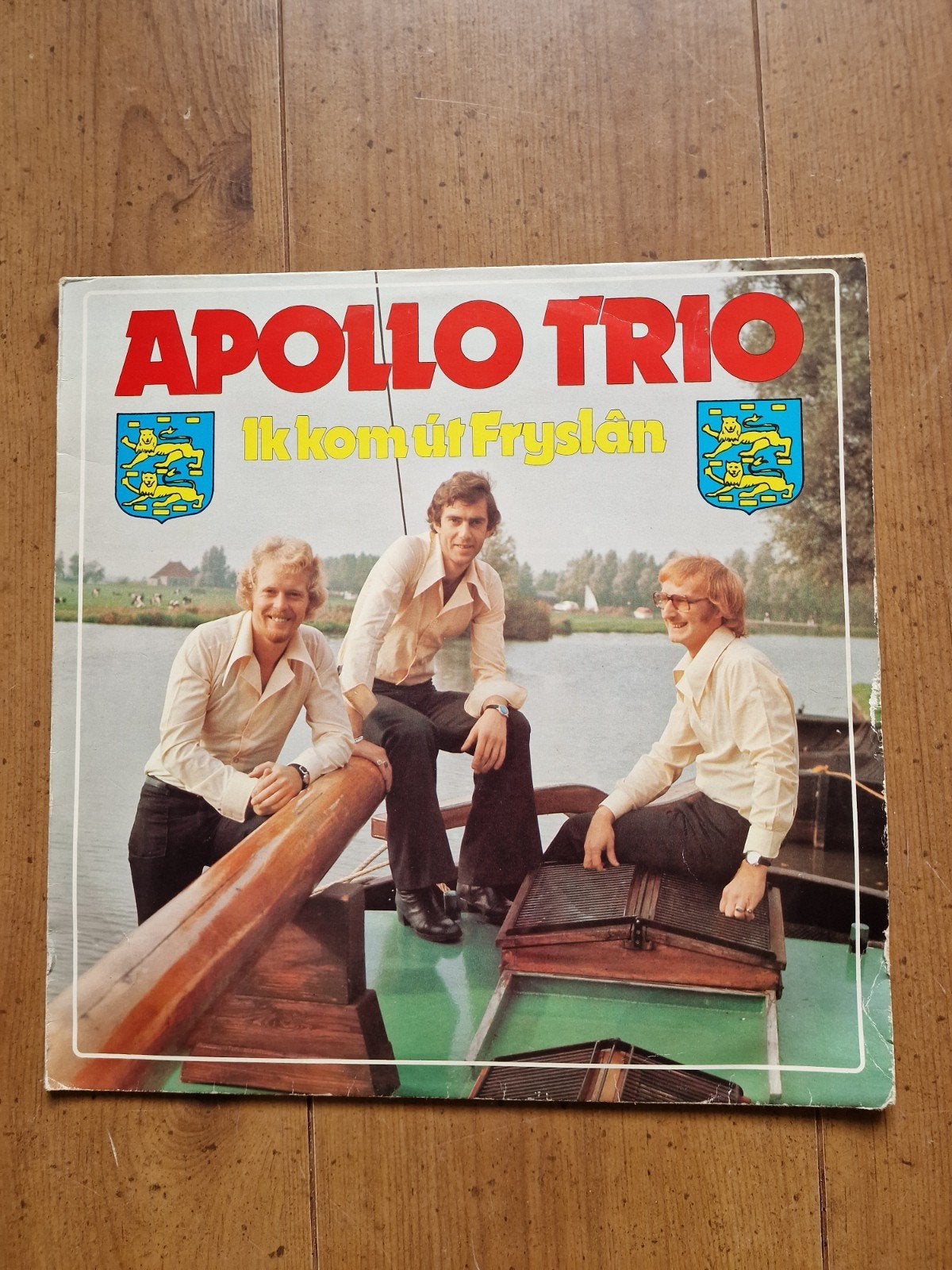 Apollo trio ik kom ut fryslan lp vinyl piraten, Cd's en Dvd's, Ophalen of Verzenden, Gebruikt, 12 inch, Levenslied of Smartlap