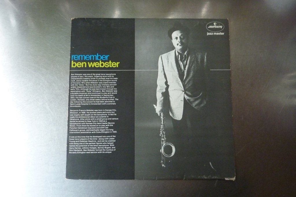 Ben Webster - Remember Ben Webster, Ophalen, LP, Gebruikt, Reissue