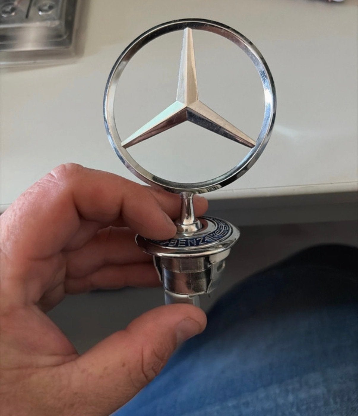 Nieuw Mercedes-Benz Ster op Motorkap van Metaal, Ophalen, Voor, Mercedes-Benz, Nieuw