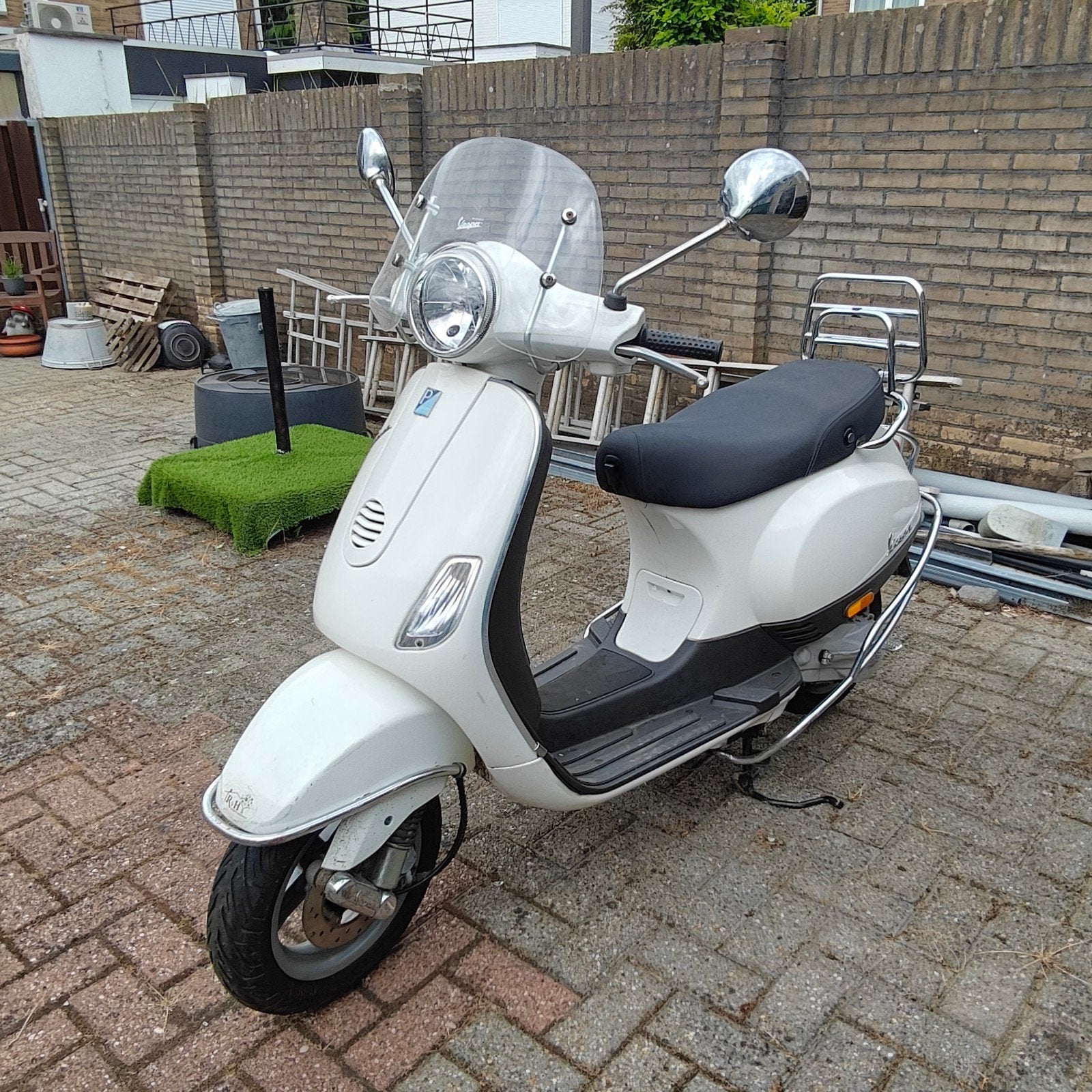 Vespa scooter snor kenteken 2010, Ophalen, Gebruikt, Benzine, Vespa LX