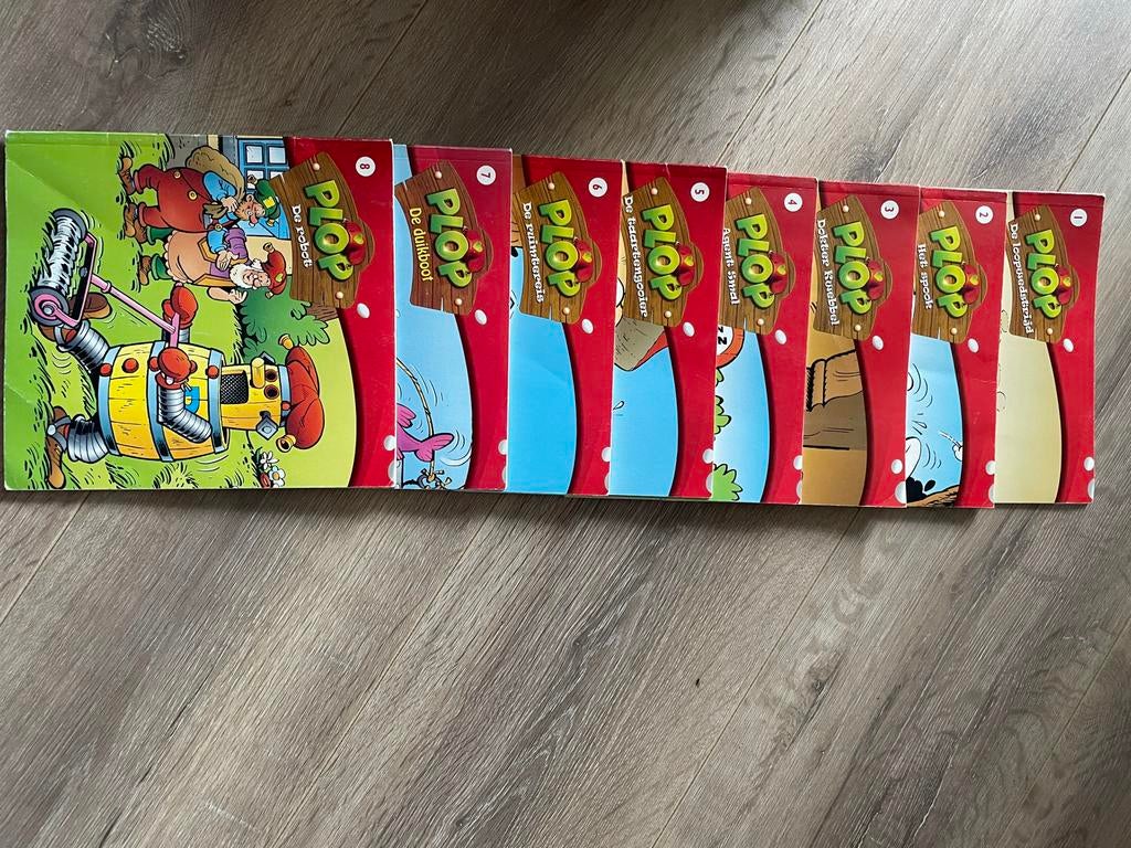 Plop stripboeken serie 1-8 - Zo goed als nieuw, Ophalen of Verzenden, Zo goed als nieuw