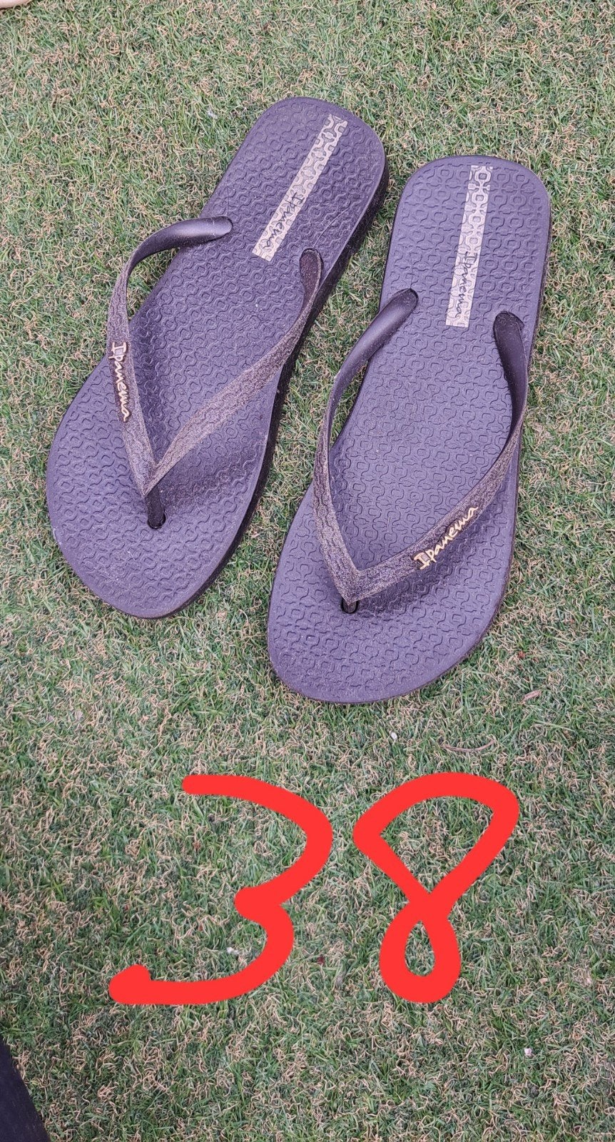 Ipanema slippers maat 38, Slippers, Zwart, Ophalen of Verzenden, Ipanema