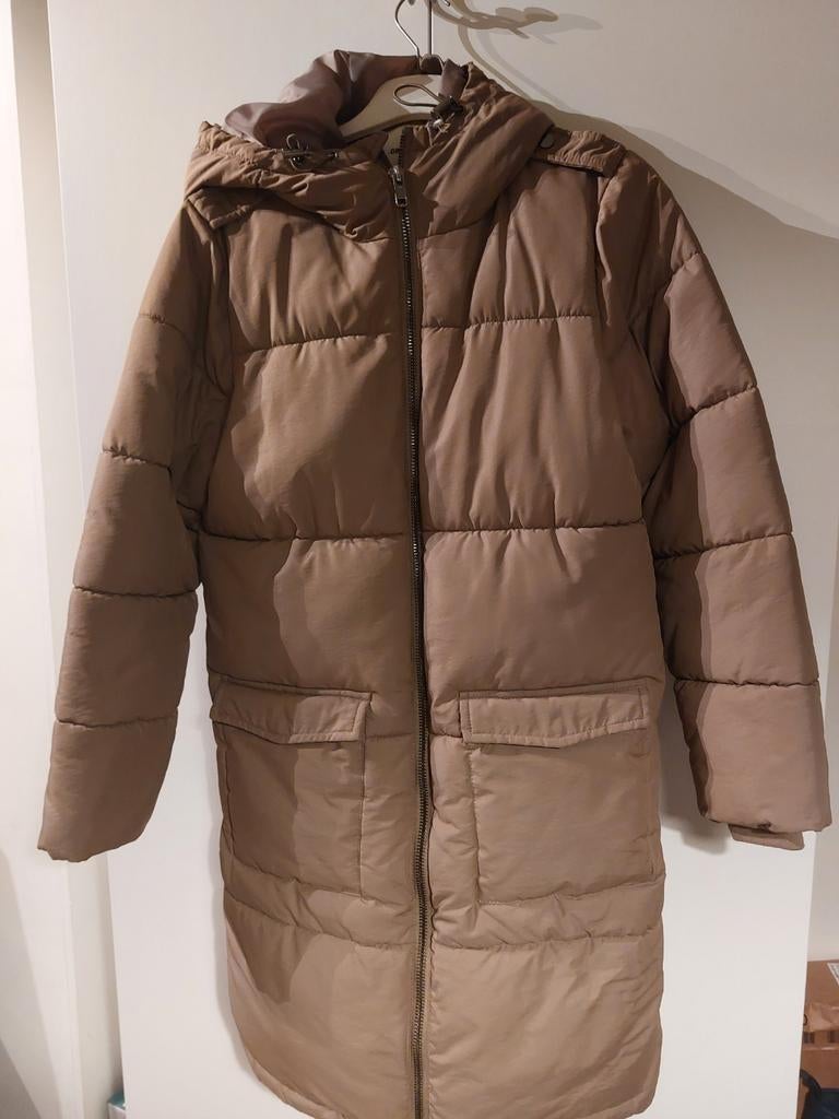 Lange Damesjas .OBJECT - Maat XS, Beige, Ophalen of Verzenden, Zo goed als nieuw, .OBJECT