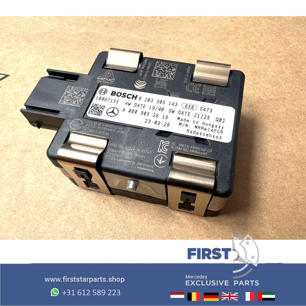 A0009052616 W177 C118 H247 X247 W247 afstand radar sensor A0, Gebruikt, -, Ophalen of Verzenden, -