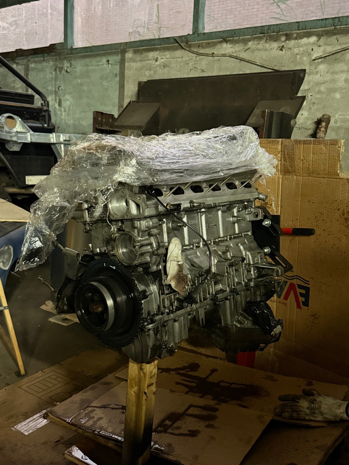 BMW M52B25 Motor met complete aanbouwdelen, Ophalen, Gebruikt, BMW