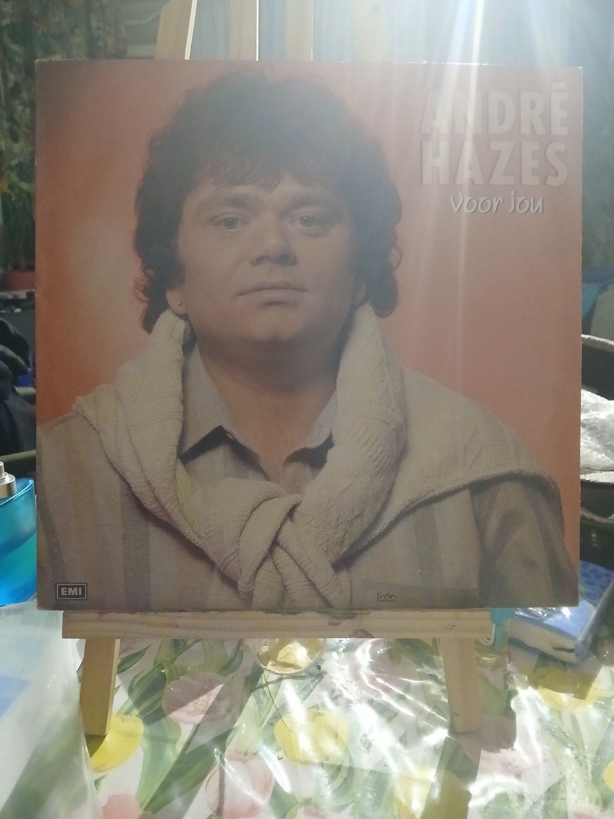 André Hazes - Voor Jou (LP) plaat, Cd's en Dvd's, Vinyl | Nederlandstalig, Ophalen of Verzenden, Gebruikt, Levenslied of Smartlap