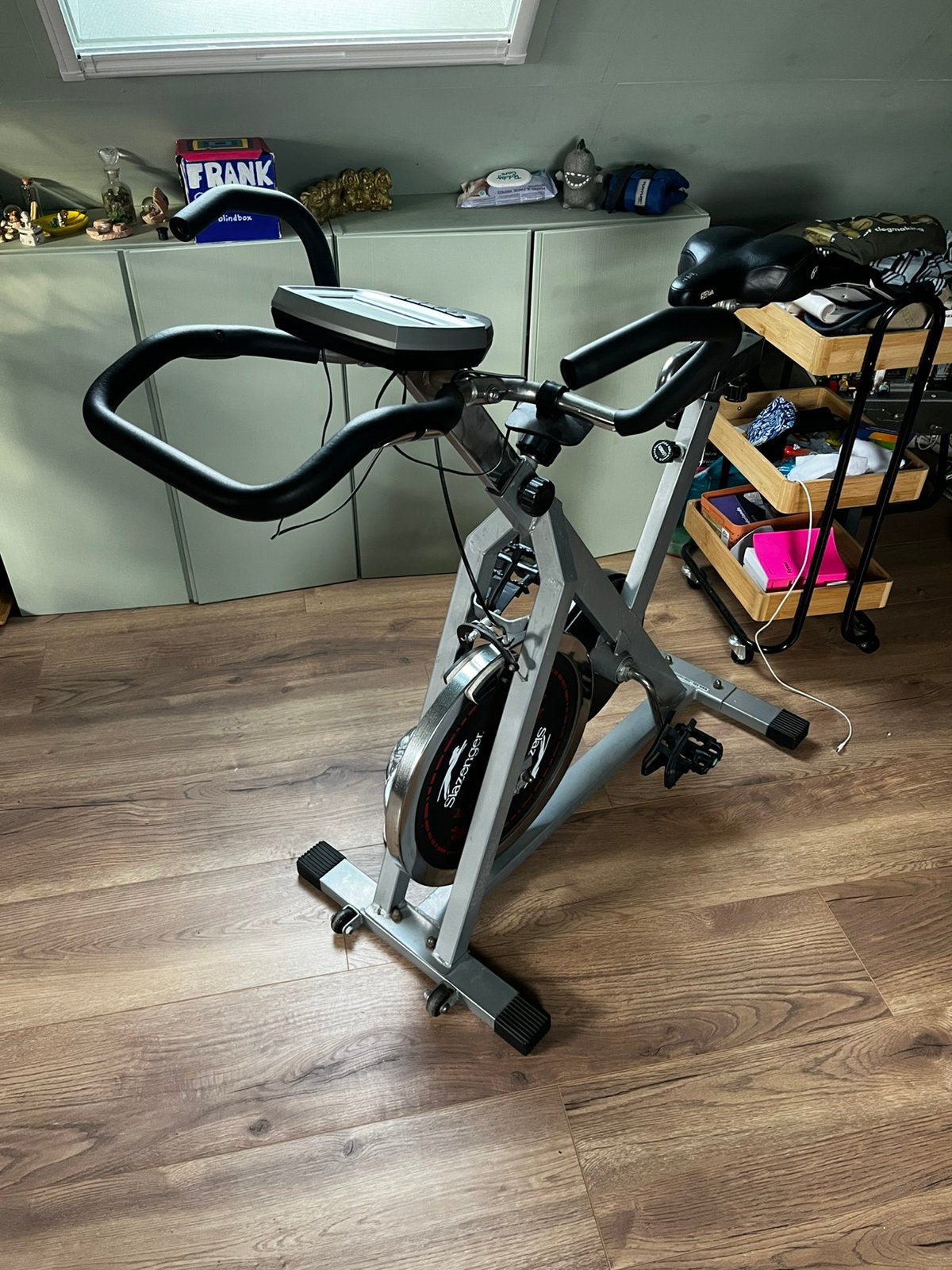 Hometrainer/ spinningfiets, Ophalen, Gebruikt, Metaal, Benen