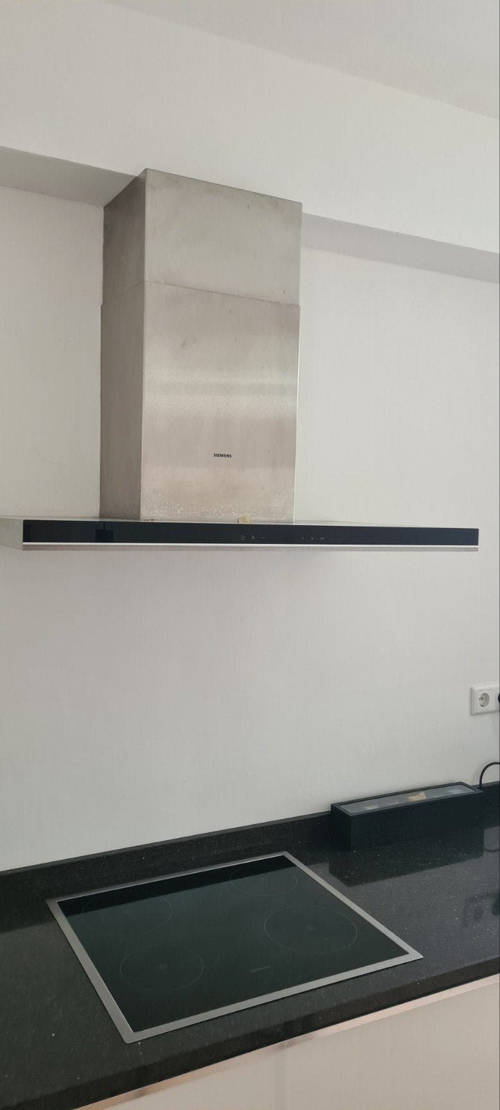 Siemens RVS afzuigkap 90 cm breed, Witgoed en Apparatuur, Afzuigkappen, Ophalen, Gebruikt, Vrijstaand, Wandschouwkap