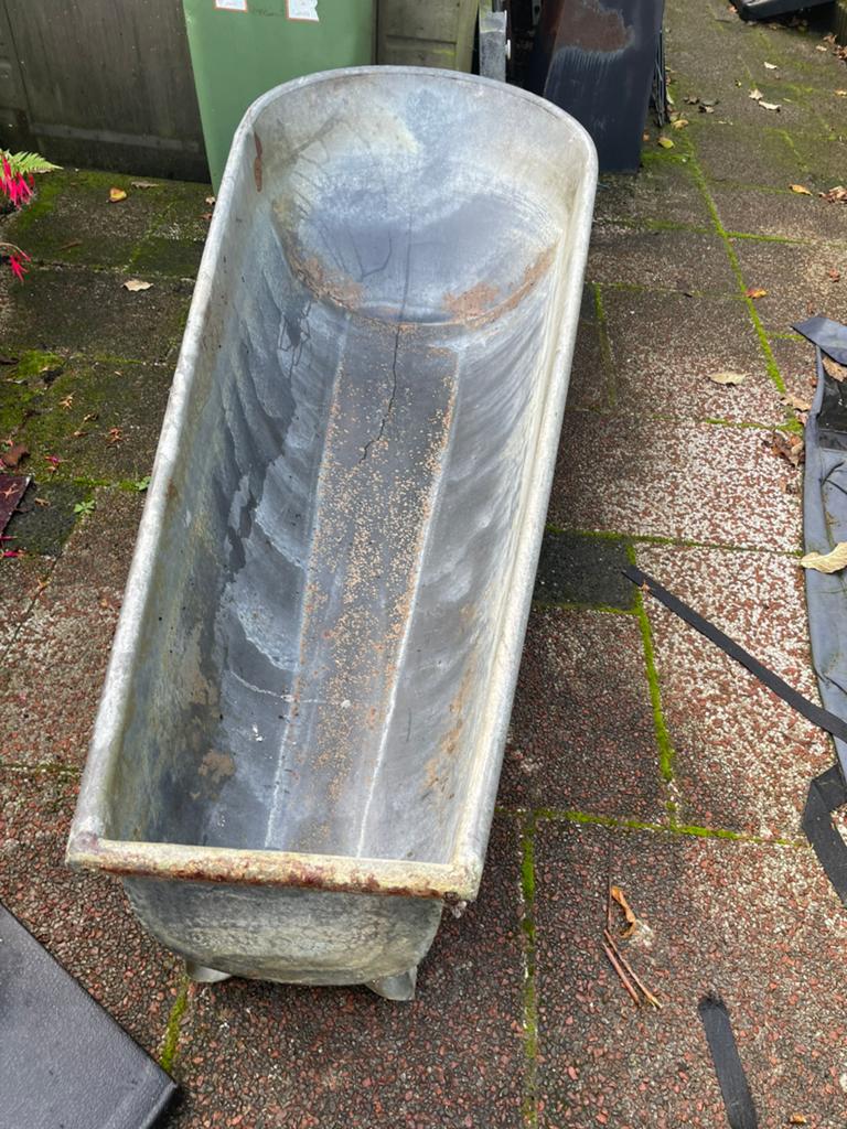 antieke badkuip voor planten bak, Ophalen of Verzenden, Zo goed als nieuw
