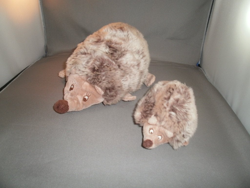 ikea egel met jong bruin harig velours 25 cm mama en kind 13, IKEA, Overige typen, Nieuw, Ophalen of Verzenden