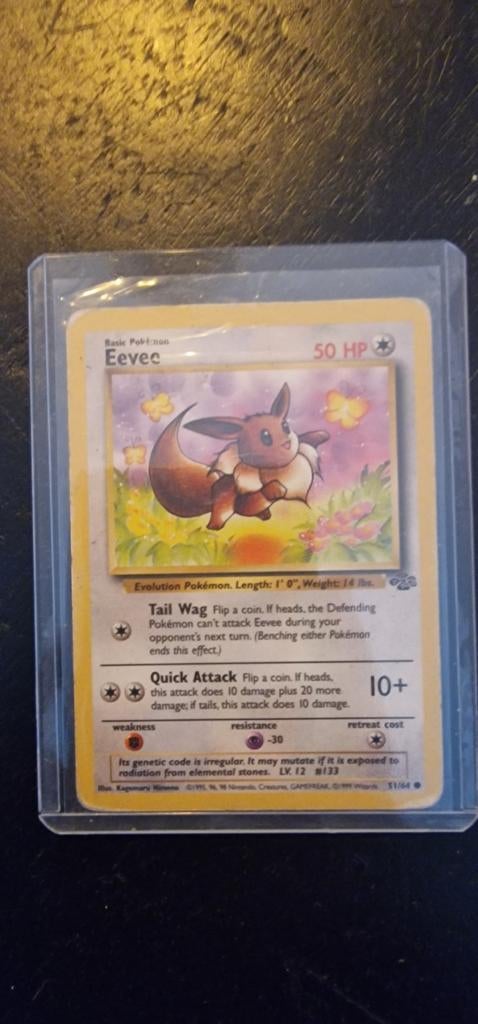 Pokémon Eevee Jungle Set 51/64 (1999) -, Ophalen, Gebruikt, Losse kaart