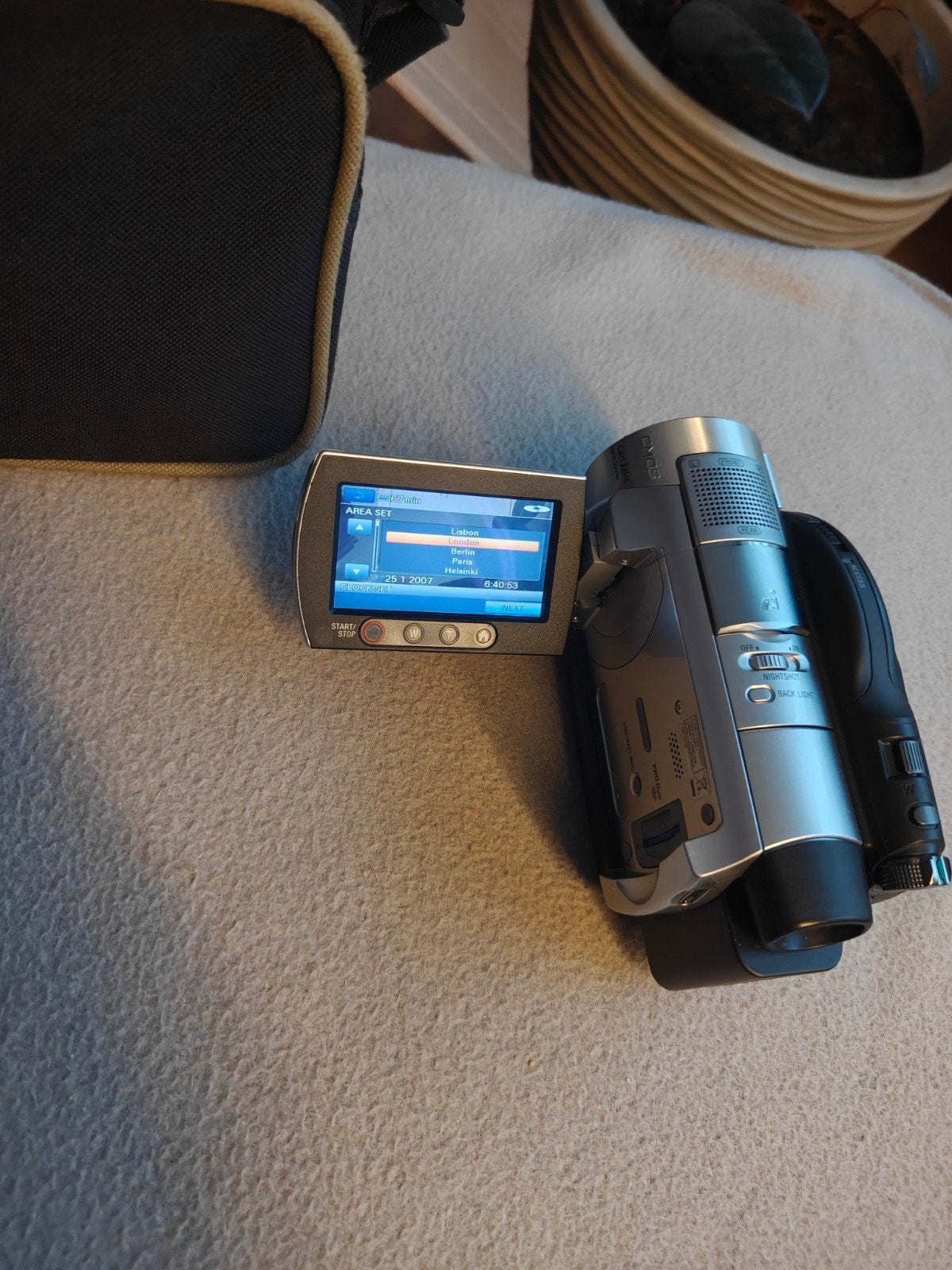 Sony Handycam HDR-UX3 HD Camcorder met accessoires, Audio, Tv en Foto, Externe microfoon, Dvd, 20x of meer, Ophalen of Verzenden