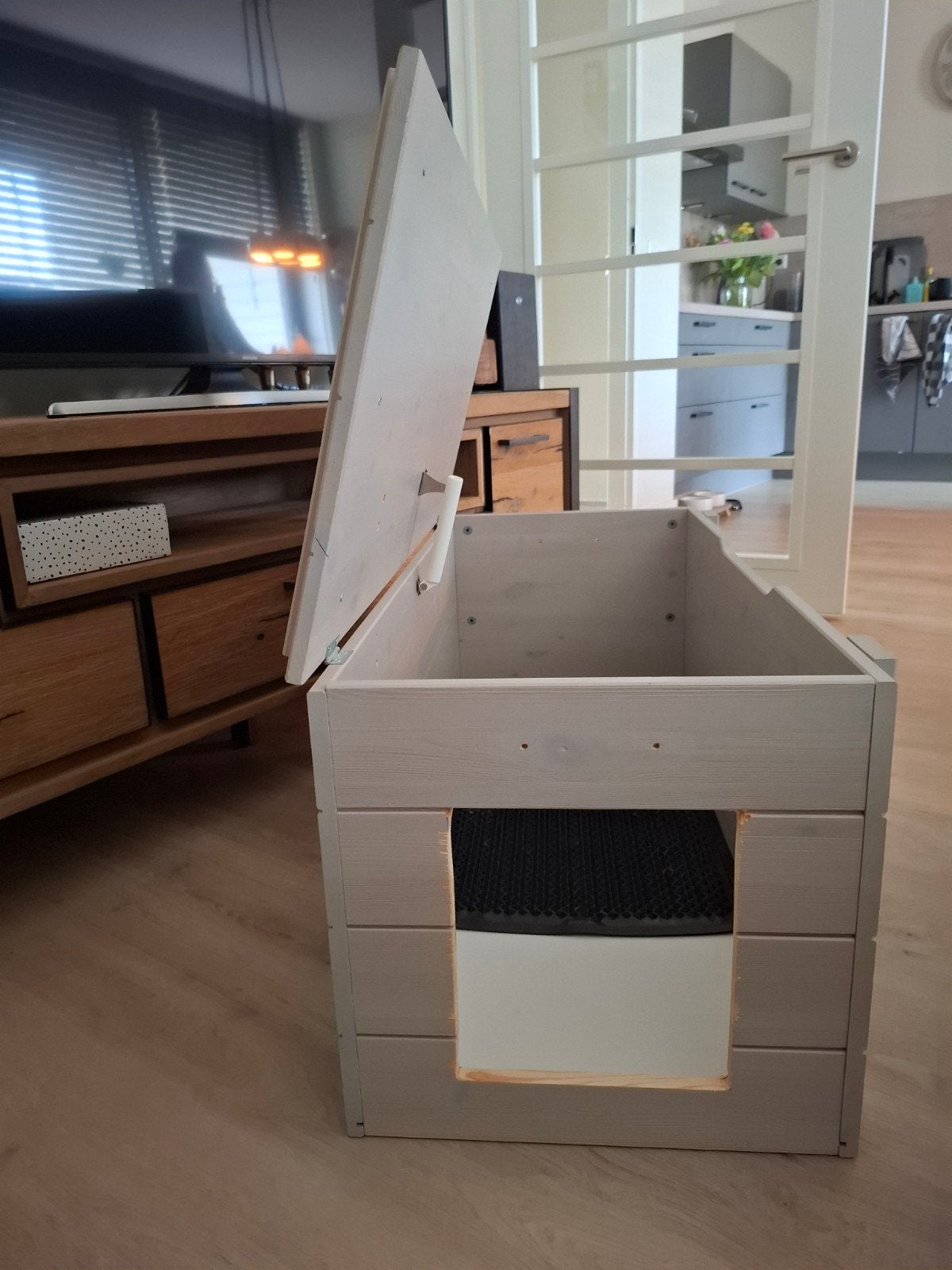 Kattenbak Ombouw ( afmeting 42x90x42 ), Dieren en Toebehoren, Ophalen of Verzenden, Nieuw