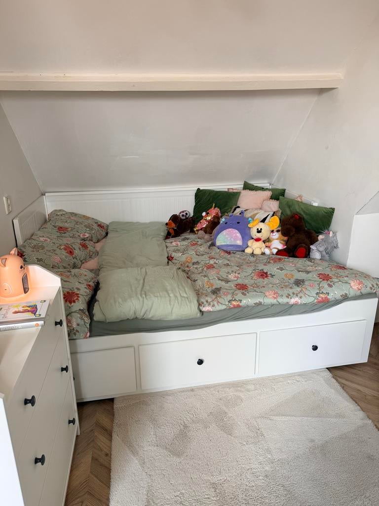 Complete IKEA slaapkamer zo goed als nieuw, Kinderen en Baby's, Ophalen, Zo goed als nieuw, 180 cm of meer, 85 tot 100 cm