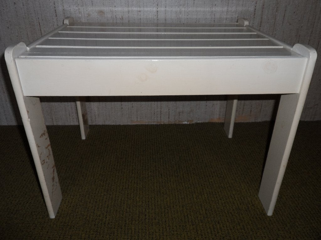 Tafel, wit, klein, 61x49x45 cm, Ophalen of Verzenden, Zo goed als nieuw, Rechthoekig, 50 tot 100 cm