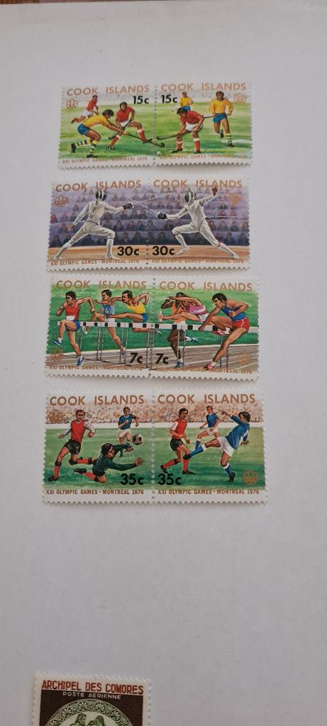 8279 cook islands olympische spelen montreal 1976, Verzenden